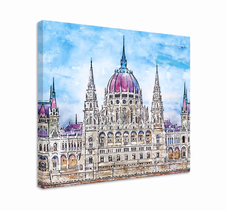 Quartos de cidades Parlamento de budapeste - TenStickers