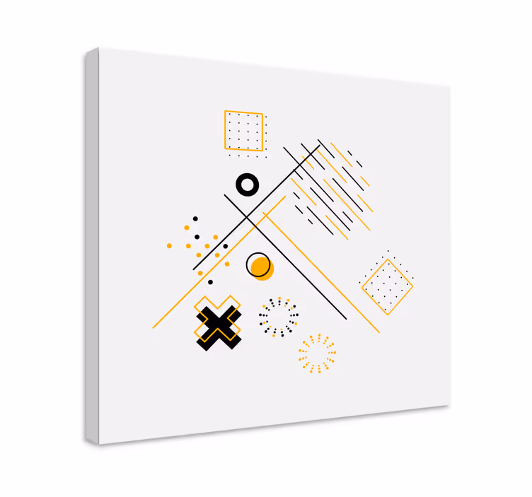 Quadro para escritório Círculos concêntricos - TenStickers