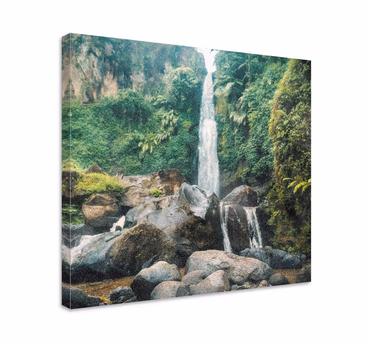 Quadro de paisagem cachoeira serena - TenStickers