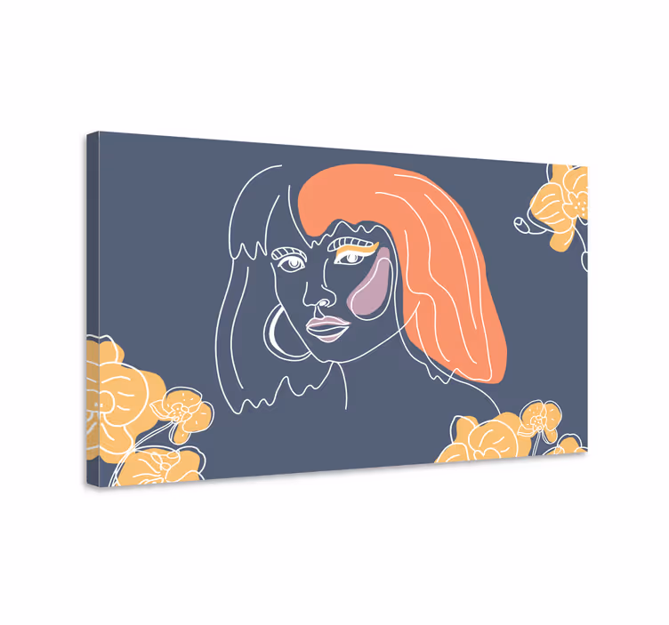 Quadros decorativos personagens imagem botânica conceitual - TenStickers