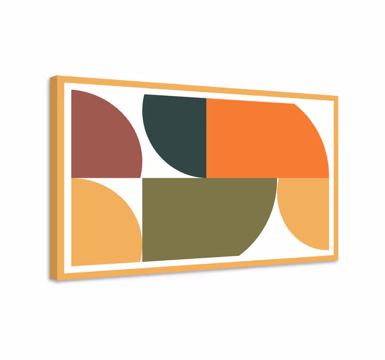 Quadro de figuras geométricas Arte geométrica abstrata - TenStickers