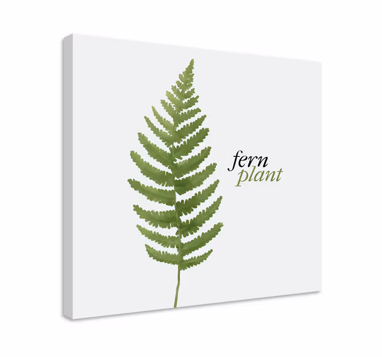 Quadro de flores com design de planta samambaia - TenStickers