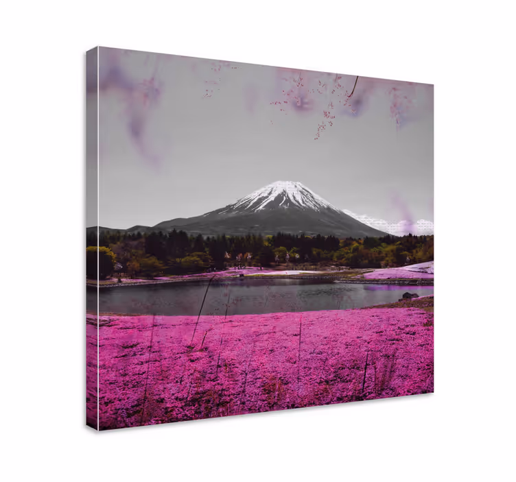 Quadro de paisagem reflexo do monte fuji - TenStickers