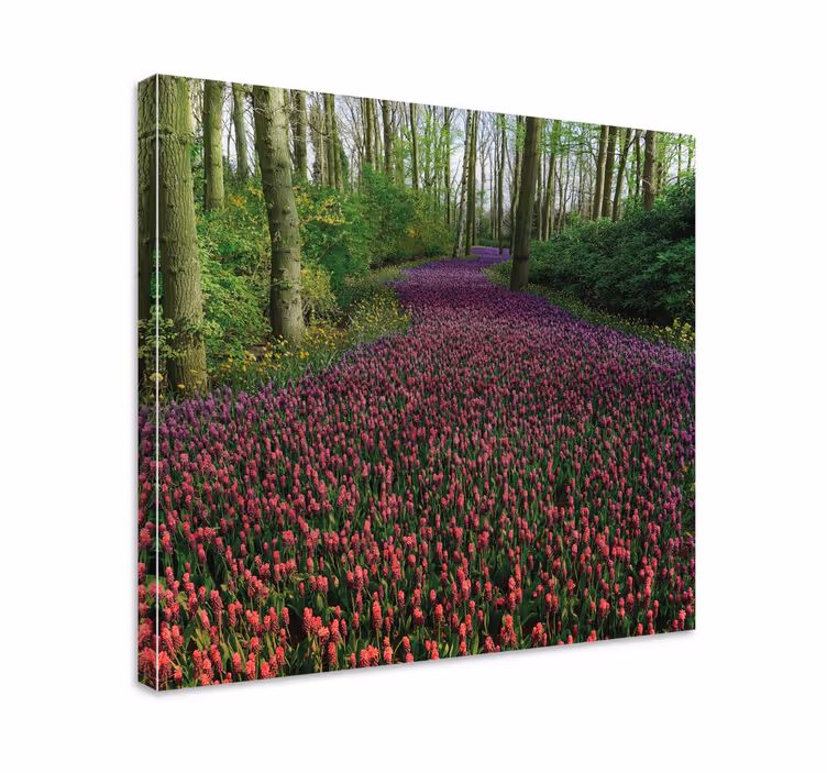 Quadro de flores caminho floral florescendo - TenStickers