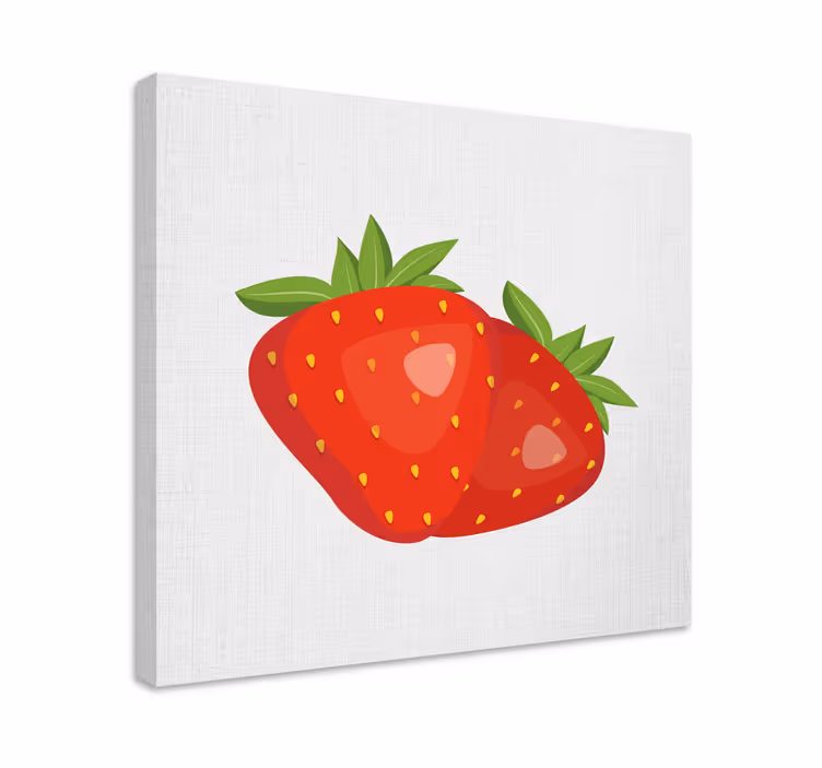 Quadro Decorativo de vinícola morangos suculentos - TenStickers