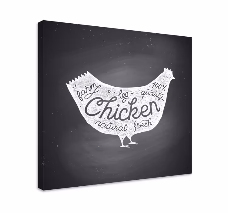 Quadro de pássaros Quadro de frango vintage - TenStickers