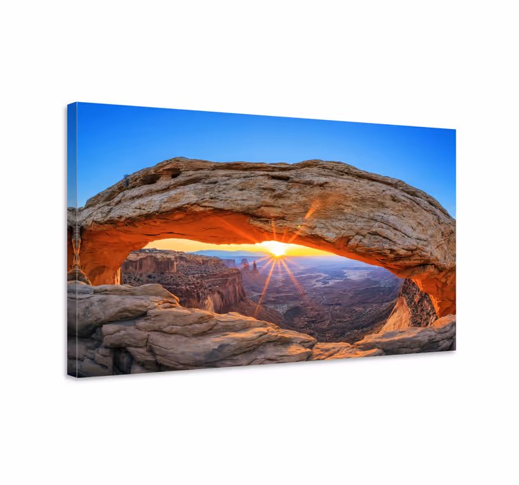 Quadro de paisage arco do nascer do sol - TenStickers