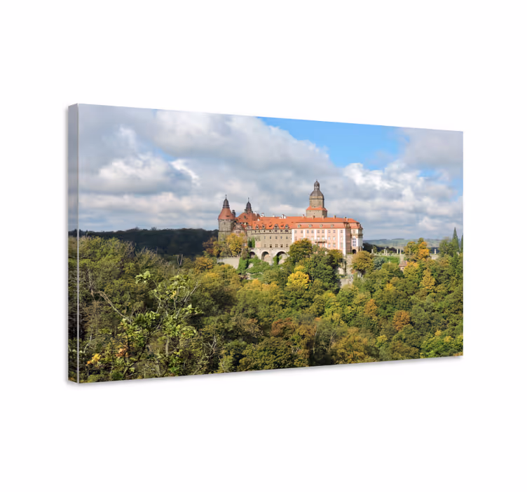Quadro de cidade paisagem de castelo histórico - TenStickers