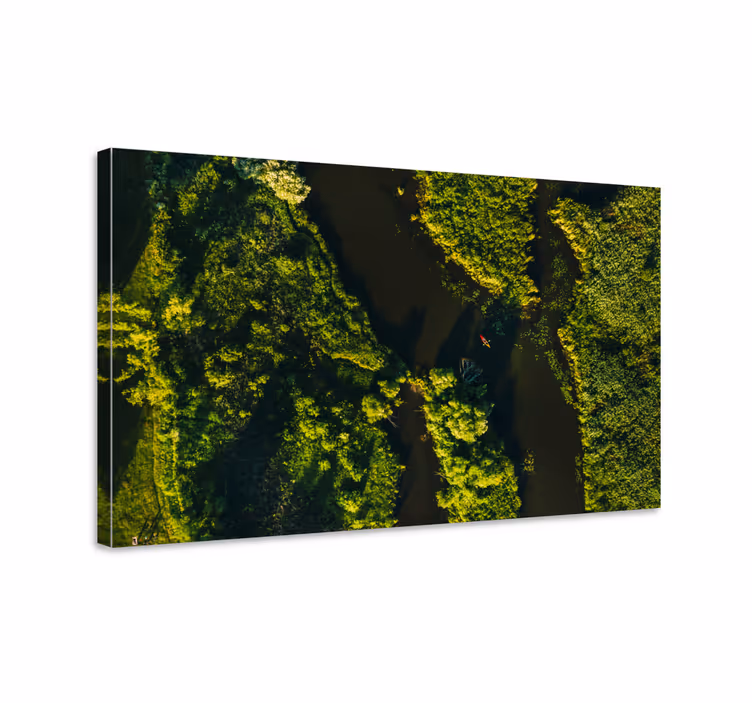 Quadro de paisagem cenário de rio tranquilo - TenStickers