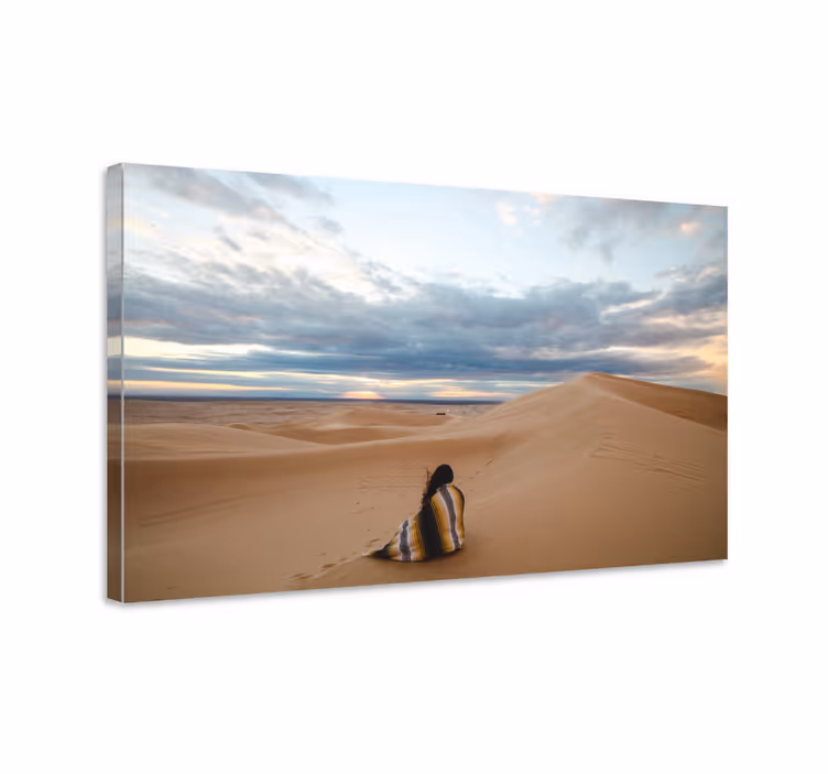 Quadro de paisage solidão do deserto - TenStickers