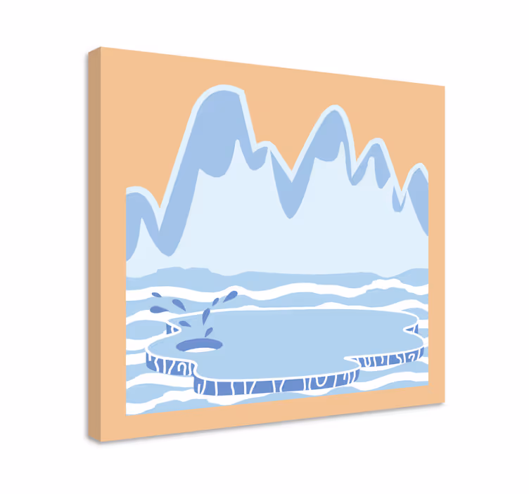 Quadro de paisagem iceberg - TenStickers