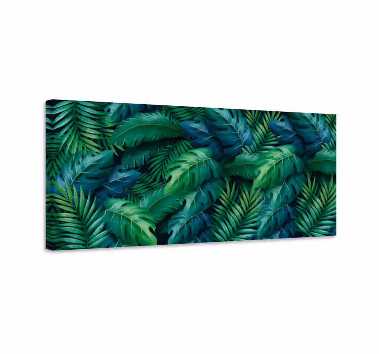 Quadro de flores vegetação tropical - TenStickers