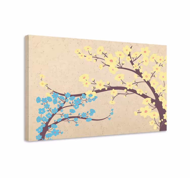 Quadro de flores ramificações florais - TenStickers