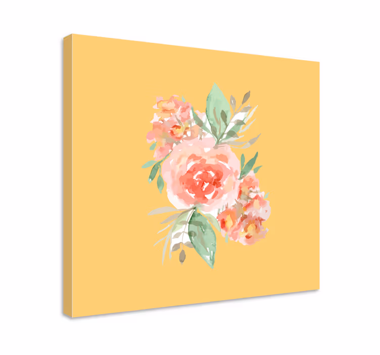 Quadro de flores com design de buquê floral - TenStickers