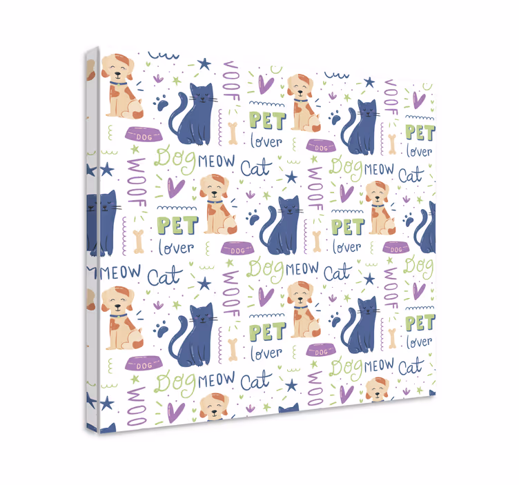 Quadro de cães coleção amantes de pets - TenStickers