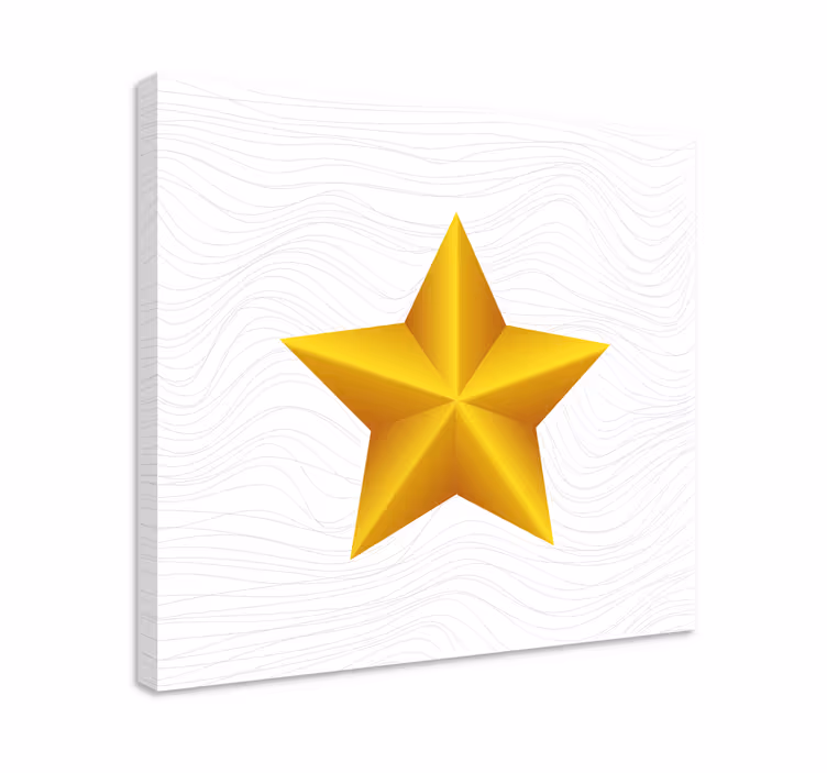 Quadro buda estrela tridimensional - TenStickers