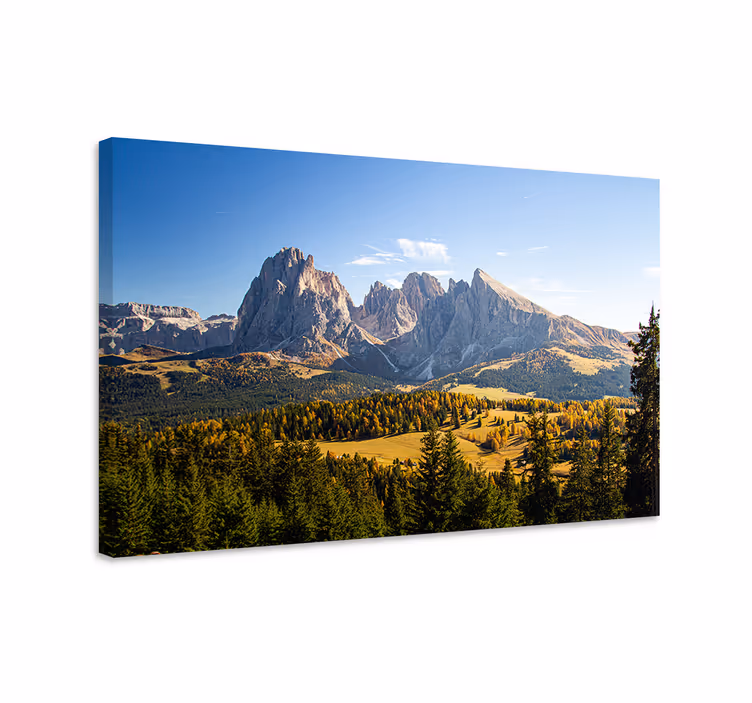 Quadro de paisage vista da grande montanha - TenStickers