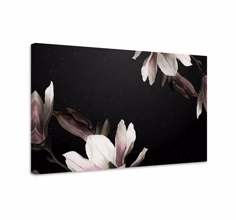 Quadro de flores arranjo de flores de magnólia - TenStickers