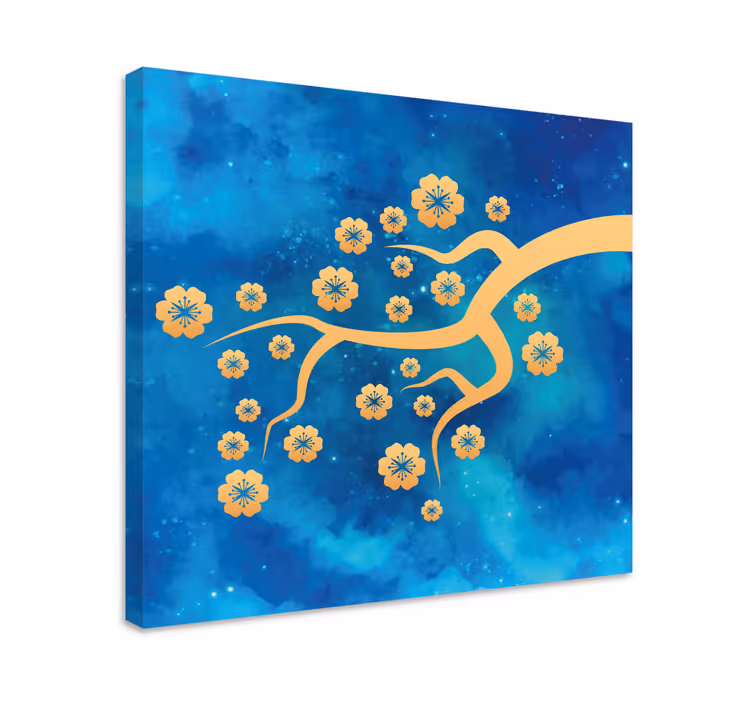 Quadro de flores ramo de árvore em flor - TenStickers