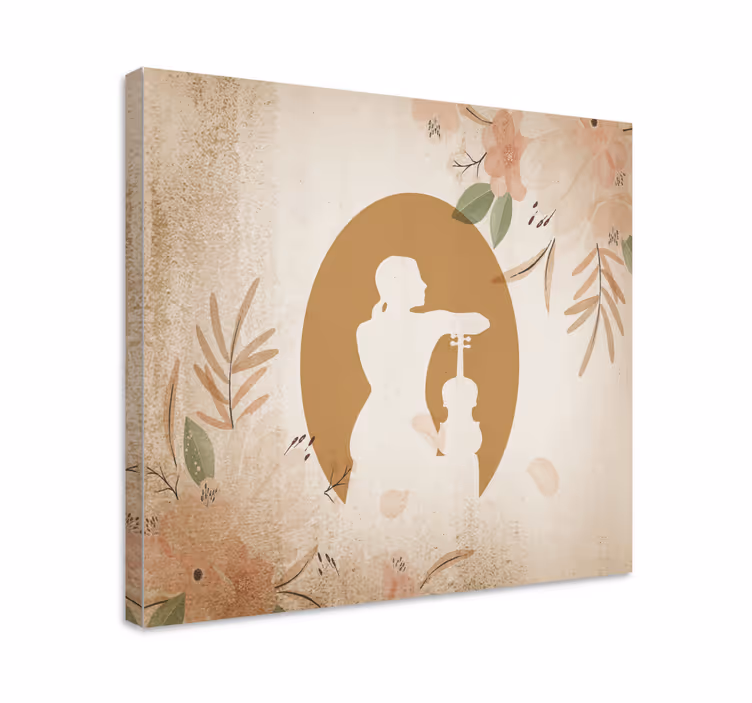 Quadro de música músico gracioso - TenStickers
