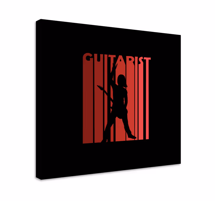 Quadro de música performer silhuetado - TenStickers
