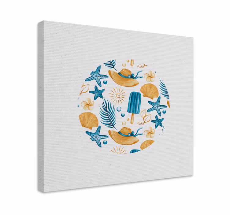 Quadro náutico sorvete de verão - TenStickers