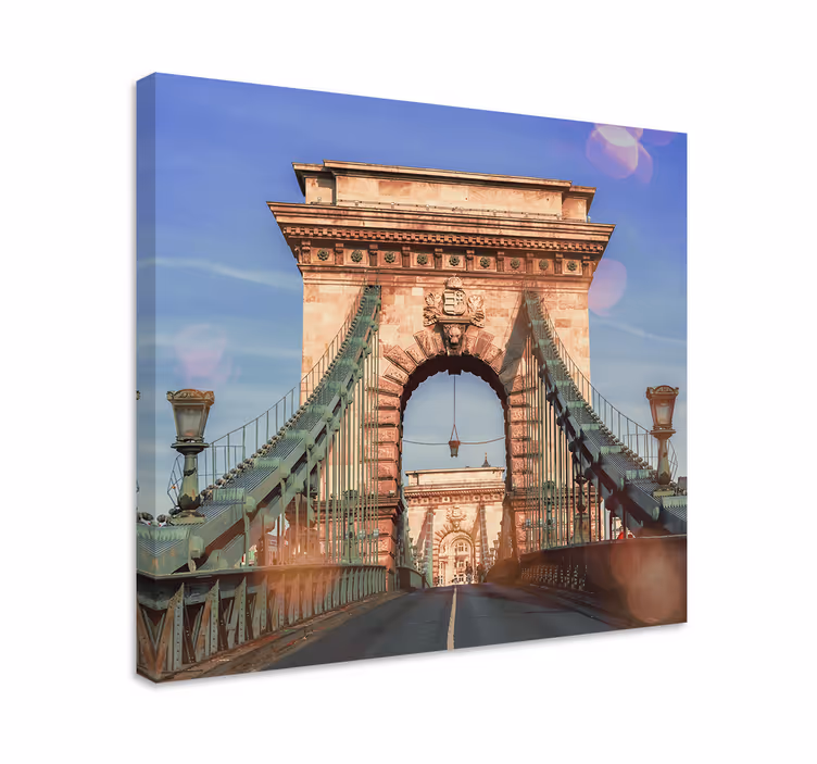 Quadro de cidade vista da ponte das correntes - TenStickers