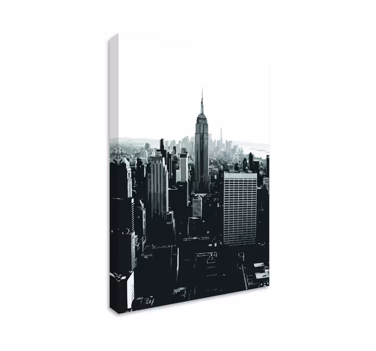 Quadro de cidade perspectiva do empire state - TenStickers