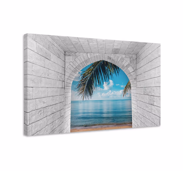 Quadro de paisagem arco da vista do oceano - TenStickers