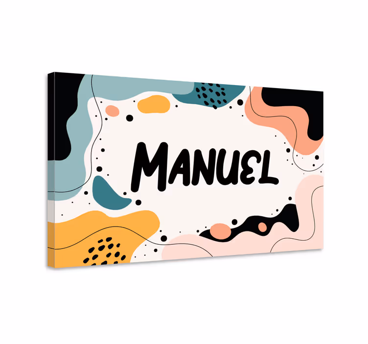 Quadro personalizável design de nome divertido - TenStickers