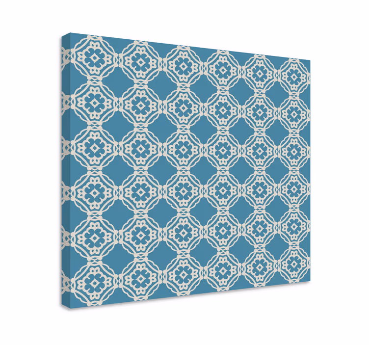 Quadro decorativo moderno com design de padrão geométrico - TenStickers