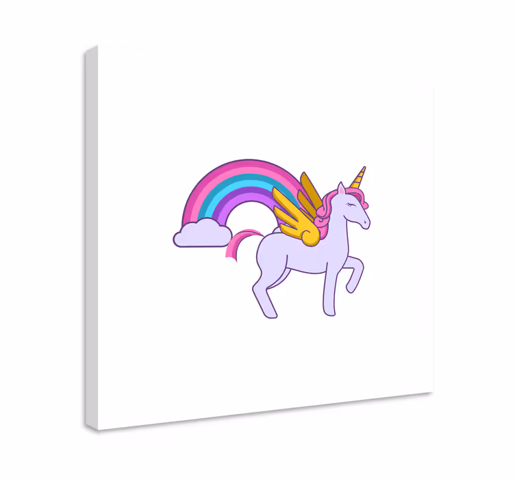 Quadro unicórnio fantasia mágica de unicórnio - TenStickers