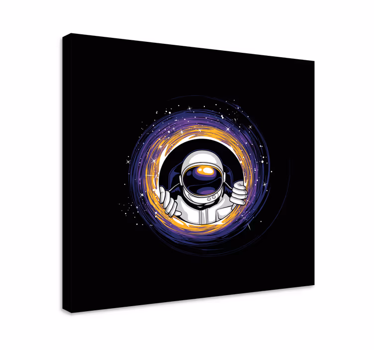 Quadro videogame portal do abraço do astronauta - TenStickers