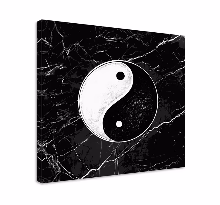 Quadro para lar Equilíbrio yin yang original - TenStickers