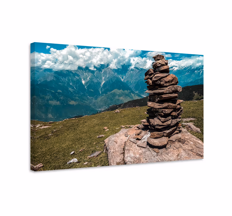 Quadro de paisagem formação de pilhas de pedra - TenStickers
