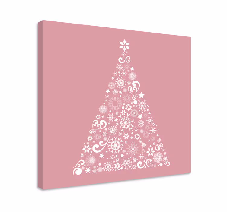 Quadro de flores Árvore floral festiva - TenStickers
