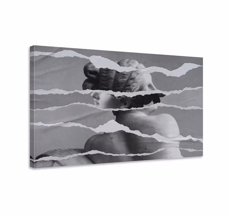 Quadro de arte escultura em papel rasgado - TenStickers