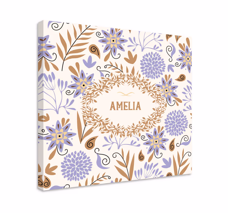 Quadro de flores com design de flores em flor - TenStickers