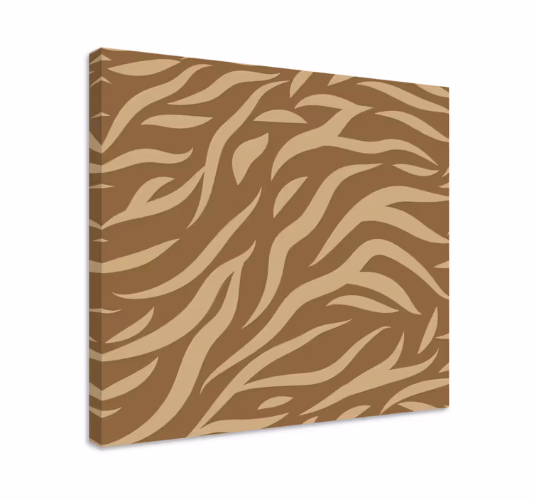 Quadro 3d com padrões de ondas estilizadas - TenStickers