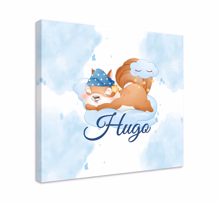 Estores de rolo de animais sonho fofo de esquilo - TenStickers