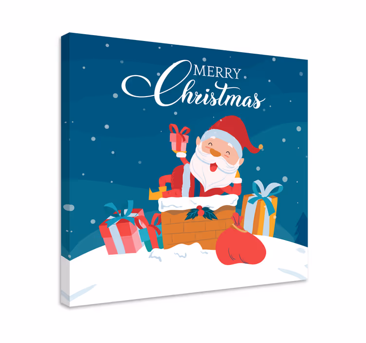 Quadro de cidade santa em presentes - TenStickers