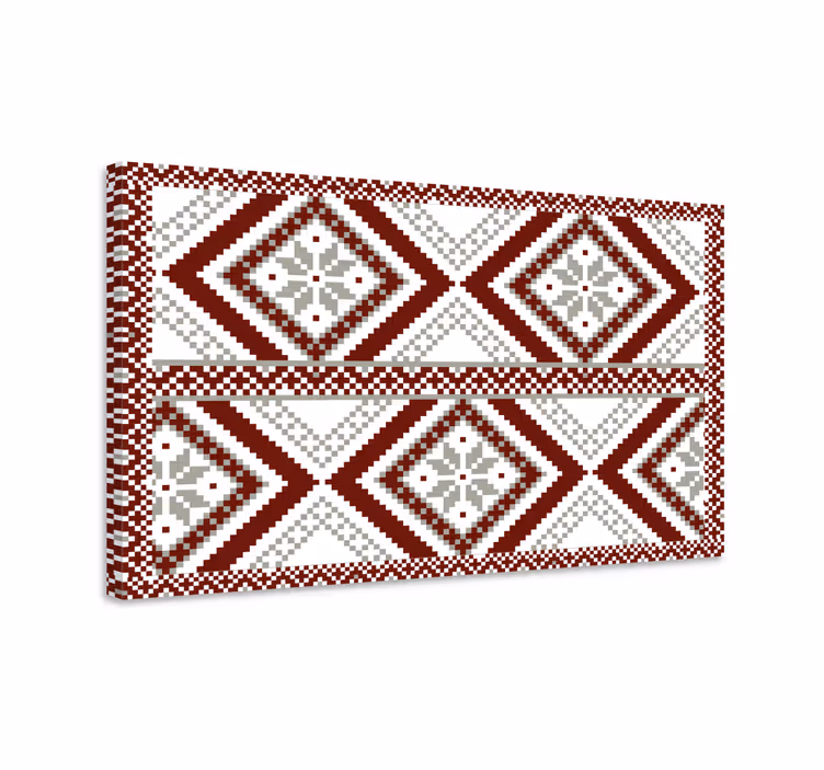 Quadro decorativo moderno conceito de diamante geométrico - TenStickers
