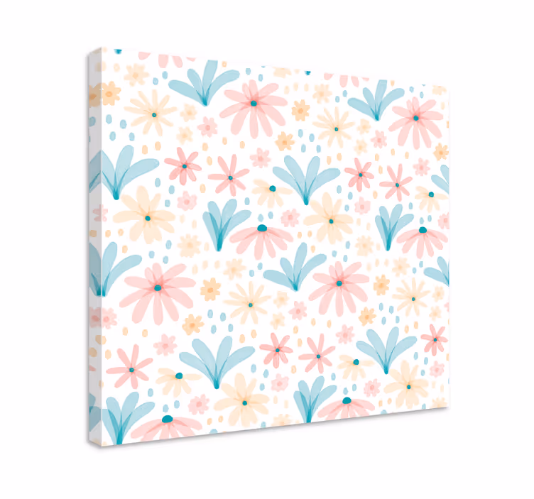 Quadro de flores criação de motivos florais - TenStickers