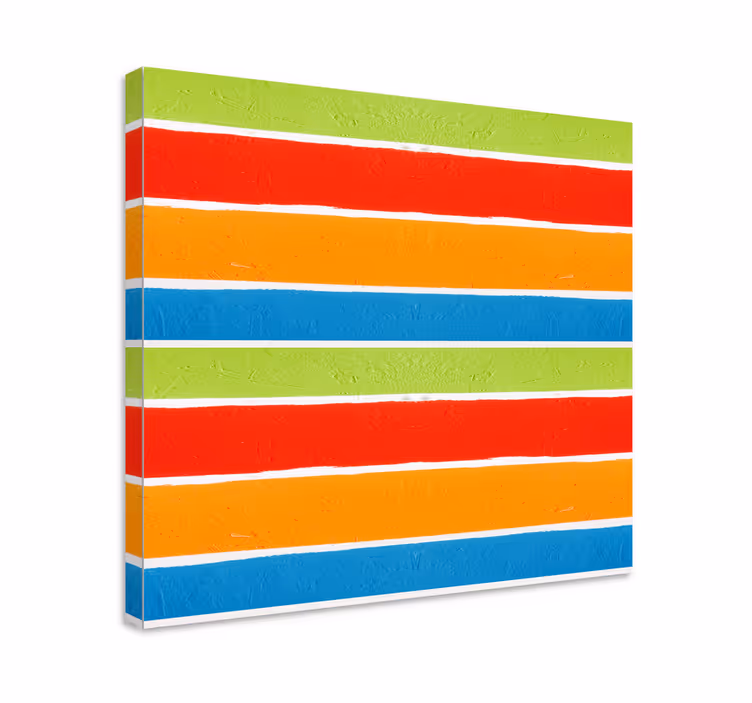 Quadro decorativo para sala Pinceladas coloridas - TenStickers