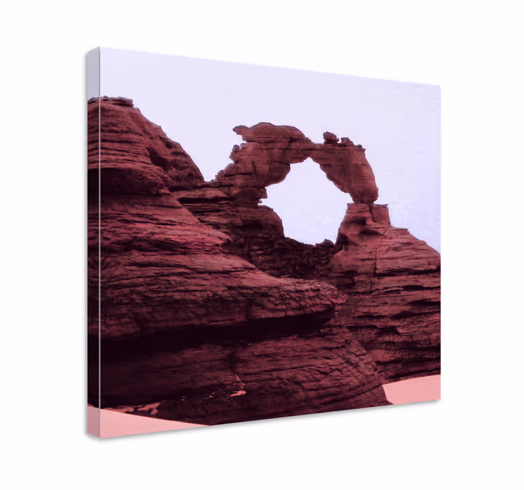 Quadro de paisagem arco de rocha natural - TenStickers