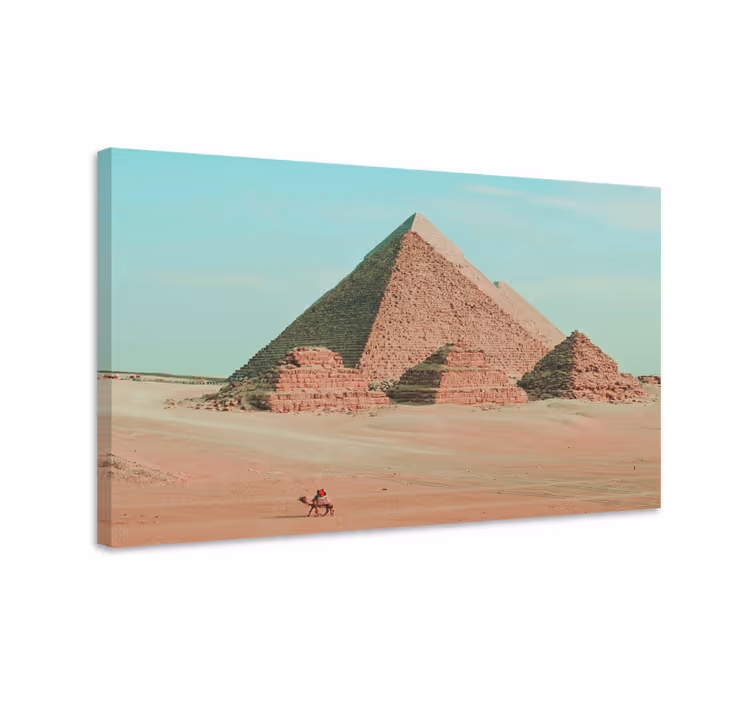 Quadro de cidade pirâmides de gizé - TenStickers
