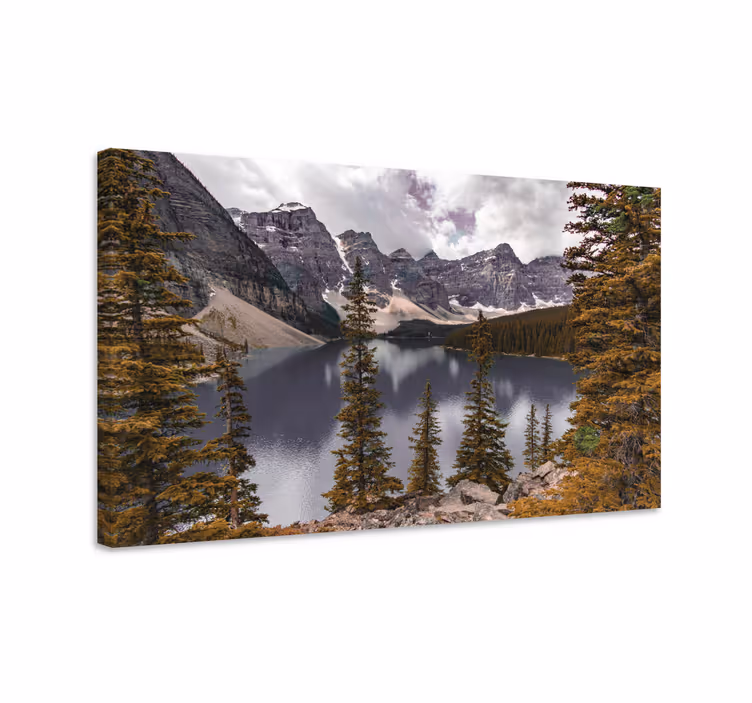 Quadro de paisagem lago montanhoso majestoso - TenStickers