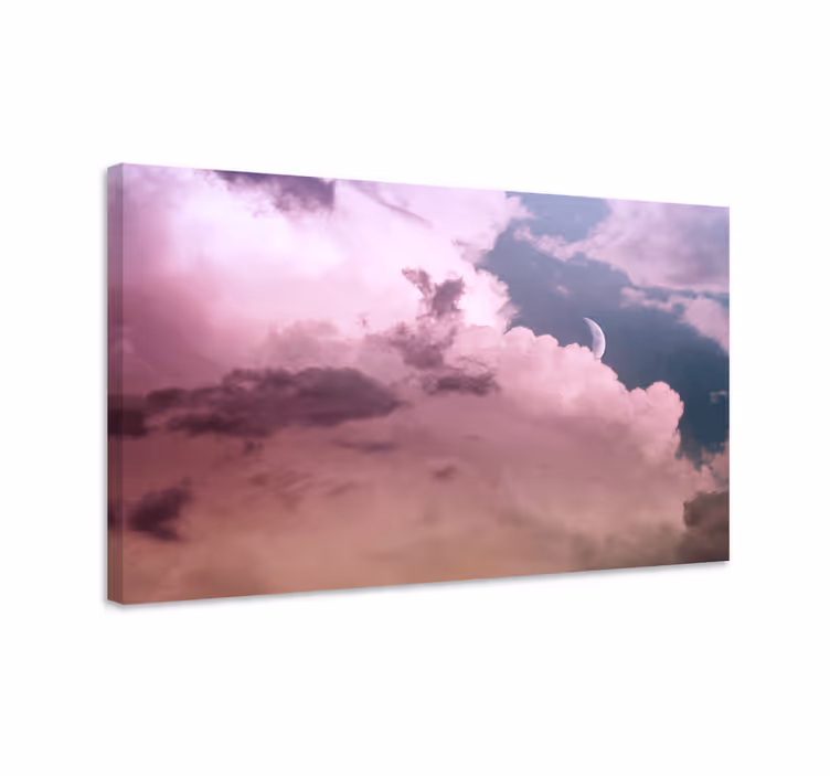 Quadro de paisagem noite nublada dos sonhos - TenStickers