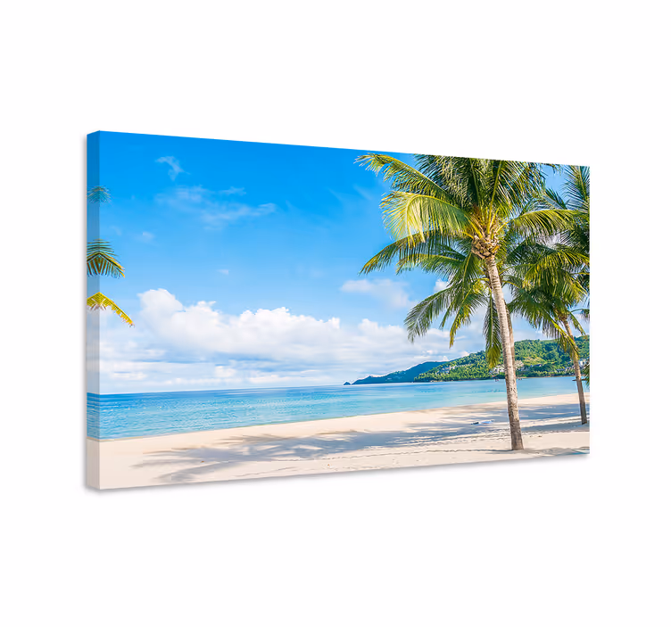 Quadro de paisage vista da costa tropical - TenStickers