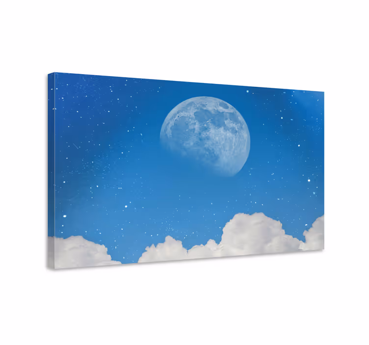 Quadro de paisage lua no céu - TenStickers